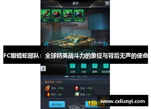 FC眼镜蛇部队：全球精英战斗力的象征与背后无声的使命